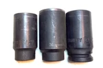 3 Deep Impact Sockets, Stanley & Autocraft. Fixed Price $30.00.