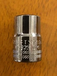 Craftsman 7/16" 6 Point 3/8" Drive Gunmetal Shallow Socket 81-825gm. Fixed Price $6.50.