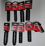 Lot Of 9 Craftsman Deep Impact Sockets For 3/8 1/2 Drive Black Oxide New !. Fixed Price $34.95.