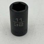 Matco "adv" Ap116v, 1/4 Dr. 11/32" Impact Socket, Shallow 6pt. Fixed Price $10.44.