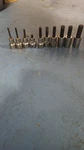 Snap-on Fa4a-fa12a 1/8 -3/8 10-piece Chrome Standard Hex Bit Sockets Usa. Fixed Price $95.00.
