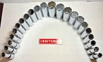 Craftsman 1/2 Drive Deep Sockets Mm And Sae(pick A Size). Fixed Price $12.00.
