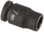 Grey Pneumatic 907mg 1/4" Drive X 7mm Magnetic Standard Socket. Fixed Price $11.40.