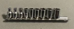 Stanley 1/4" Dr Standard Socket Set 6 Pt 4mm-12mm. 86-101 - 86-109. Fixed Price $20.00.