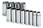 Sk Hand Tool Skt-4822 1/2" Dr 6 Pt Deep Sae Socket Set, 12 Pc. Fixed Price $263.58.