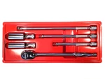 Snap On New 6 Piece 3/8 Drive Spark Plug Service Set Ratchet Extension Socket. Fixed Price $379.95.