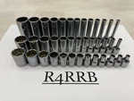 Snap-on Tools Usa New 39pc 1/4" Drive Sae 12 Point Shallow Semi Deep Master Set. Fixed Price $999.95.