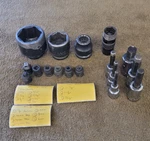 17 Gray Canada Gp Impact Hex Socket 3/8 1/2 3/4" Drive Sae 1-7/8 13/16 19mm 10 8. Fixed Price $65.30.