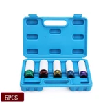 New 5 Pcs/set Lug Nut Socket Impact Thin Wall Wheel Protector 1/2". Fixed Price $15.99.