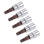 Uxcell 5pcs 1/4" Drive X T30 Torx Bit Socket, S2 Steel Bits Cr-v Sockets. Fixed Price $12.36.
