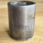 Matco Tools 15/16" Shallow Impact Socket 1/2" Drive 6 Point Cp306 Usa. Fixed Price $12.95.