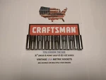 Vintage Craftsman 1/4" Drive Metric 6 Point Deep Socket G G1 G2 You Choose Usa. Fixed Price $10.99.