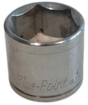Blue Point Tools Blps381 1" Sae Shallow Socket 3/8" Drive 6 Chrome. Fixed Price $9.99.