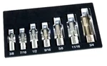 Lisle 13180 7 Piece 3/8" Drive Sae Flare Nut Socket Set. Fixed Price $122.54.