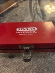 Vintage Stanley Professional 12 Piece 1/4" Drive Socket Set 87-731 Made In Usa. Fixed Price $40.00.
