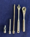 Craftsman 1/4" Drive Ratchet 44807 Breaker Bar Universal Swivel 3" 4" Extension. Fixed Price $49.95.