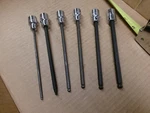 Mac Tools Usa 3/8" Drive Sae 6-piece Long Ball Hex Bit Set. Fixed Price $58.50.