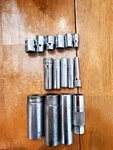 Snap On 10pc Mac 5pc Mixed Sockets Lot Of 15. Fixed Price $75.00.