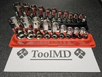 Snap-on Tools 22pc 3/8" Drive Sae & Metric Master Flare Nut Socket Set 210frxm. Fixed Price $1599.95.