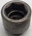 Williams 3/4" Drive 1-1/2" Socket 6pt 6-648 Listing B. Fixed Price $10.00.