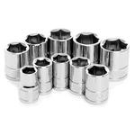 Performance Tool 3/8" Dr Met Socket Set - 10-piece W38202. Fixed Price $27.65.