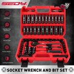 96pc 3/8" Drive Impact Socket Wrench And Bit Set Standard & Deep Sae Metric. Fixed Price $45.99.