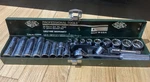 Vintage Sk (4520) 3/8" Drive S-k Tools Ratchet/socket Set 20pc (made In Usa) Sae. Fixed Price $120.00.