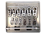 Blue Point By Snap On 3/8" Drive Metric Ratcheting Crowfoot Wrench Set Bfcrm712. Fixed Price $329.95.