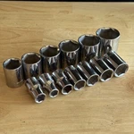 Craftsman Sae Shallow Socket Set 1/2" Drive 6pt 13pc 7/16" To 1-1/4" Usa Read!. Fixed Price $119.95.