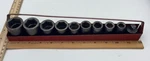 Craftsman Impact Socket Set 10pc Sae 1/2 Drive 6 Point With Red Metal Holder. Fixed Price $69.99.