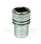 Indestro 3/8" 6 Point Shallow Chrome Socket Drive 6212h Usa. Fixed Price $3.25.