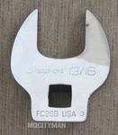 Snap On Crowfoot Wrench 3/8" Drive 13/16" Open End Fc26b. Fixed Price $11.75.