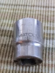 Matco Tools C286 7/8" Sae Shallow Socket 1/2" Drive 6 Point Chrome. Fixed Price $16.00.