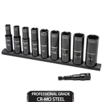 Husky 3/8 In. Drive Thin Wall Sae Deep 6-point Impact Socket Set (10-piece). Fixed Price $24.99.