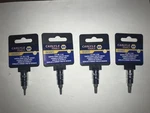 Carlyle Tools 4pc 1/4 Star Bit Tamperproof Sockets T10h; T15h; T25h & T27h. Fixed Price $15.95.