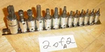 Mac Tools 13 Piece Torx Bit Socket Driver Set T8 To T55 St11b + 2 Ext. T47 & T60. Fixed Price $200.00.