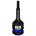 Jeuclel T30 Torx Bit Socket, 1/2" Drive Star 6 Point Impact. Fixed Price $12.13.