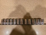 Snap-on 12 Pc 1/2" Drive 6-point Metric Shallow Socket Set 12-24mm 313twmya. Fixed Price $200.00.