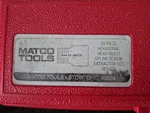 Matco 25 Pc. Hexagonal Head Multi Spline Screw Extractor Set Sexs25 - Range. Fixed Price $84.00.