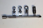 Snap-on Tools 3/8" Drive Locking Extension, Ratcheting Crowfoot Wrench Set 5pcs. Fixed Price $165.00.