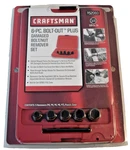 Craftsman Tools 52060 6 Pcs 3/8 Bolt-out Plus On Remover New Old Stock Usa. Fixed Price $39.99.