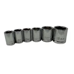 Wilmar 3/8 Metric 6-point Sockets - Set Of 6 11, 12, 13, 14, 17, 19mm New. Fixed Price $11.99.