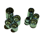 Stanley Tools 8 3/8" Drive Sockets 4 Metric & Standard Assorted Mix Sizes Lot. Fixed Price $14.00.