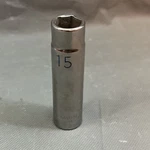Matco Tools 15mm 1/2 Drive 6 Point Deep Chrome Socket Cd15m6a Usa!. Fixed Price $24.98.