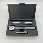 Vintage Sk 4pc 3/8" Drive Ratchet Extension Spark Plug Set W/ Case Usa. Fixed Price $60.00.