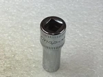 Snap On#tmms6 - 6 Mm, Metric, Chrome, Simi-deep, Pt., 1/4 Dr. Socket-usa-nos. Fixed Price $19.99.