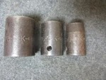 (3) S-k 1/2-inch Drive Impact Sockets 7/8 -11/16 -9/16 Sk. Fixed Price $14.50.
