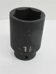 Tekton Sid23038, 1-1/2" Deep Impact Socket, 1/2" Drive, 6-point. Fixed Price $27.00.