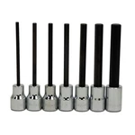 3/8"drive Metric Long Hex Bit Socket Set 7pcs On Clip Rail Williams #jhw31951. Fixed Price $51.22.