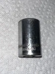 Vintage Craftsman 47507 -v- 11/16" 12 Point 1/2" Drive Shallow Socket Usa. Fixed Price $5.00.